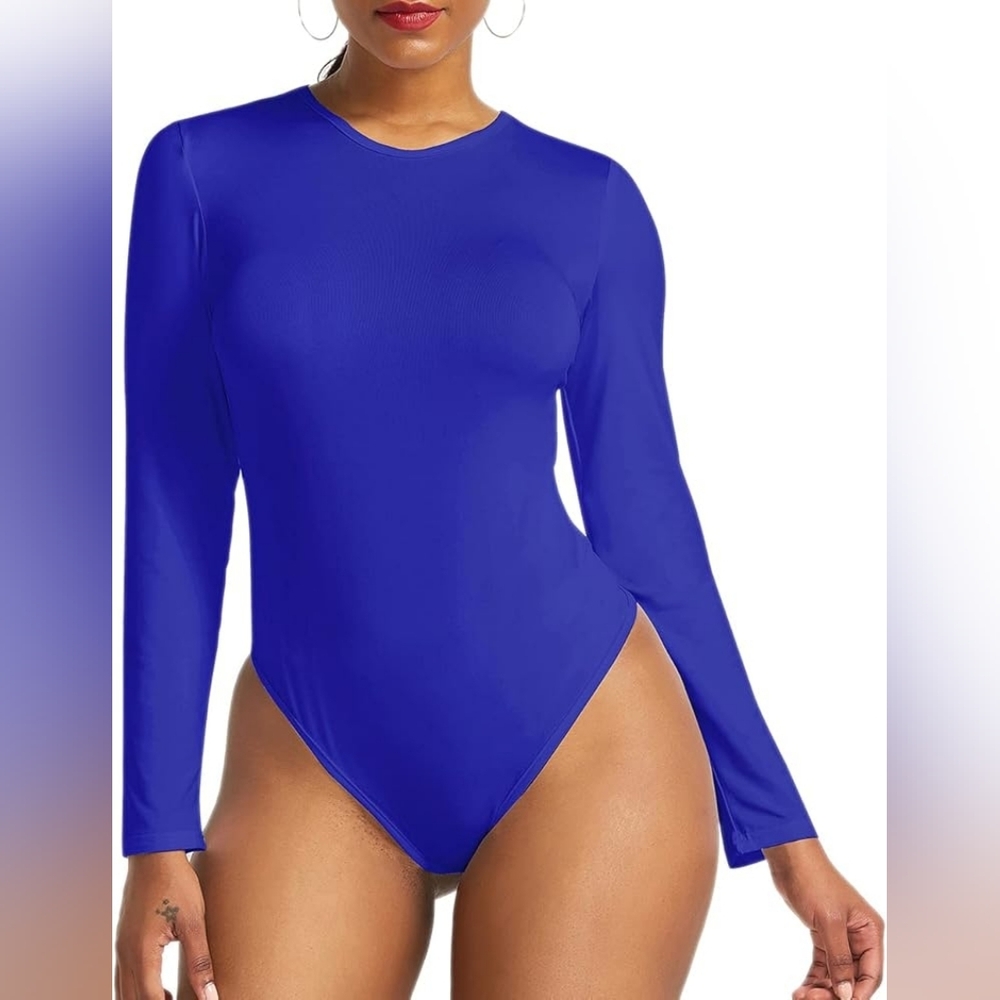 Modern Lux Royal Blue Long Sleeve One Piece